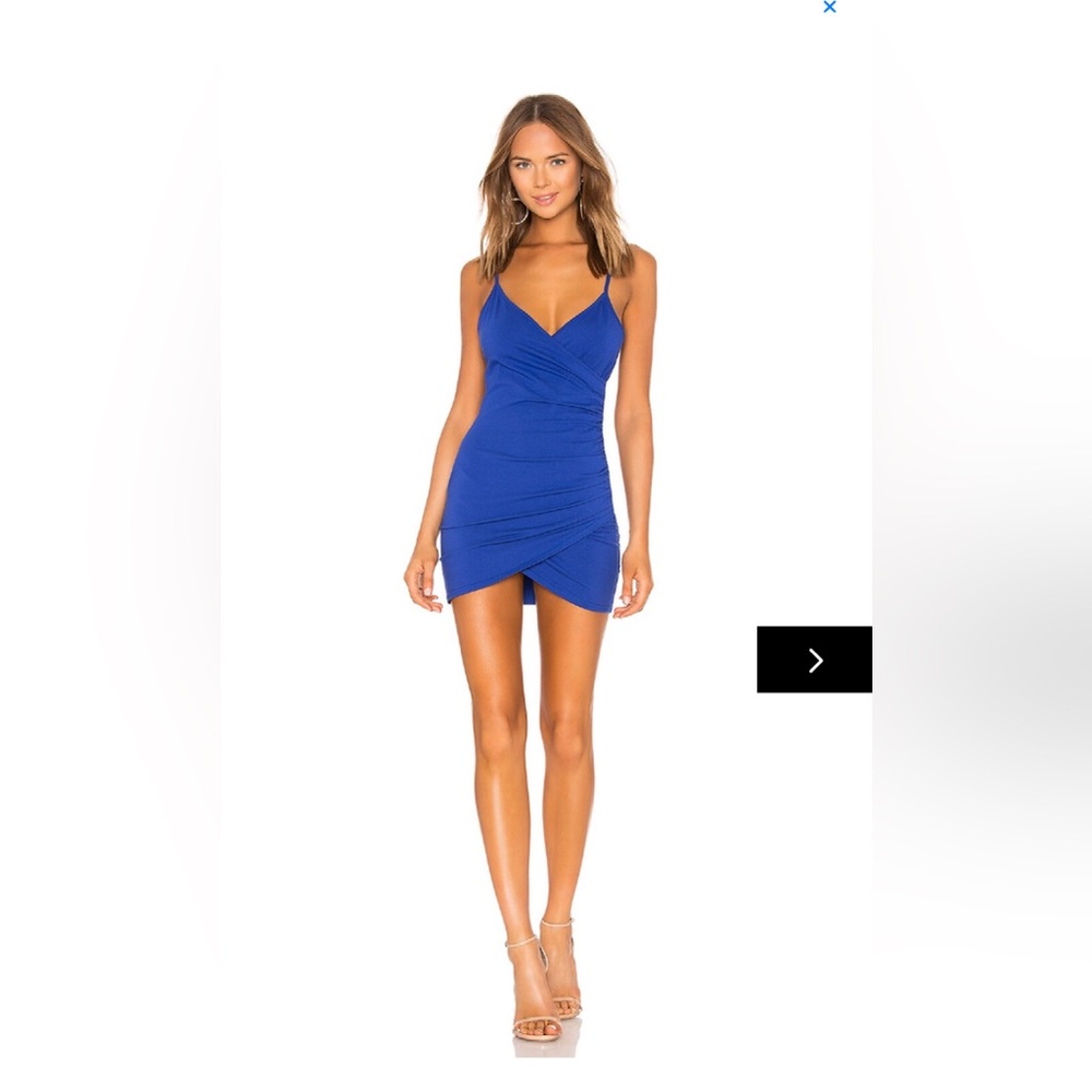Superdown Dahlia Mini Wrap Dress [Medium]